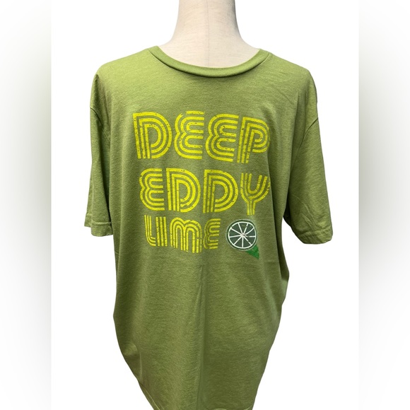 Bella Canvas Other - Deep Eddy Vodka Lime Green Tee by Bella Canvas size XXL Lime Green Graphic NWOT